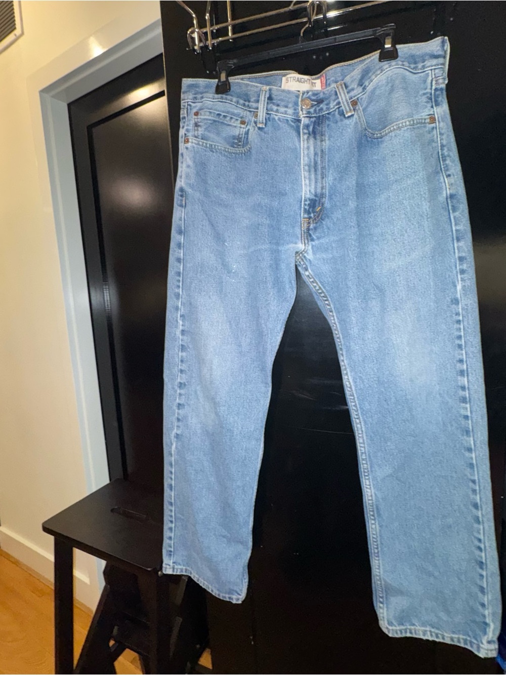 Levi's Men’s Straight Jeans in Light Blue Wash